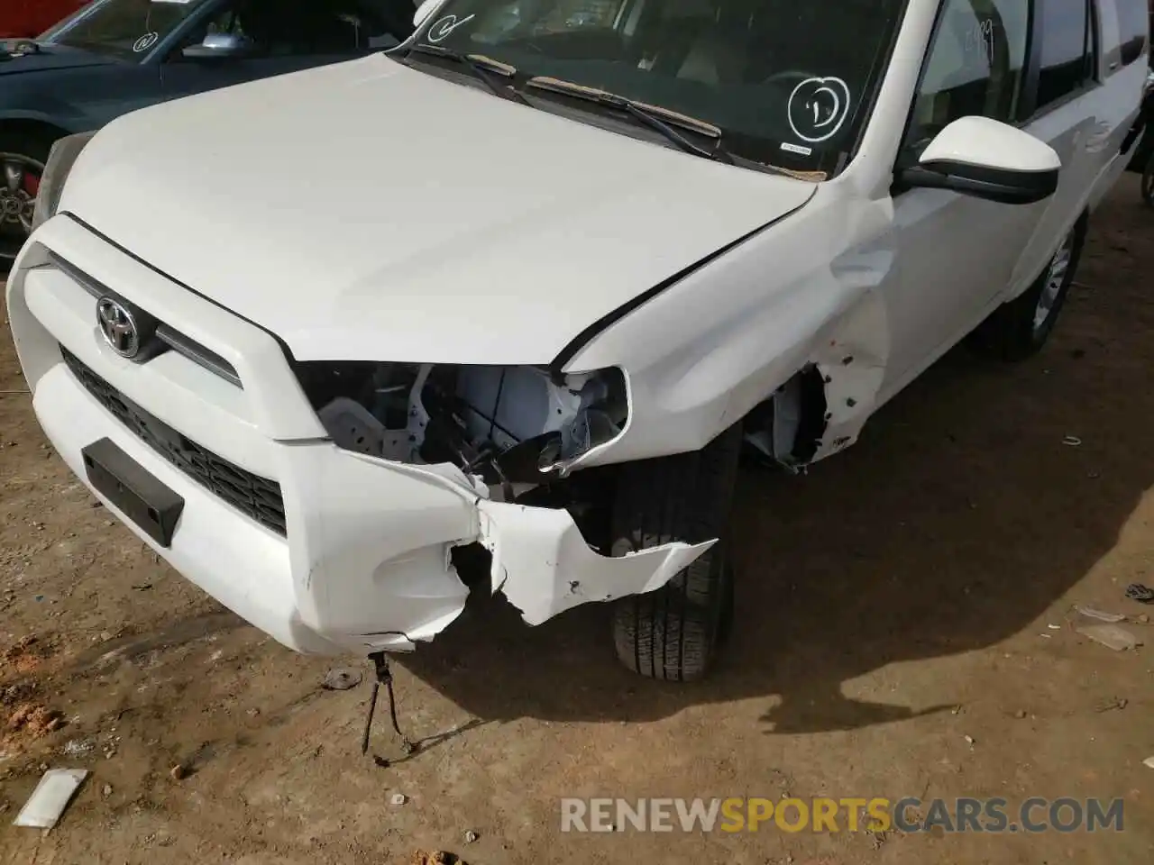 9 Photograph of a damaged car JTEEU5JR7N5254489 TOYOTA 4RUNNER 2022