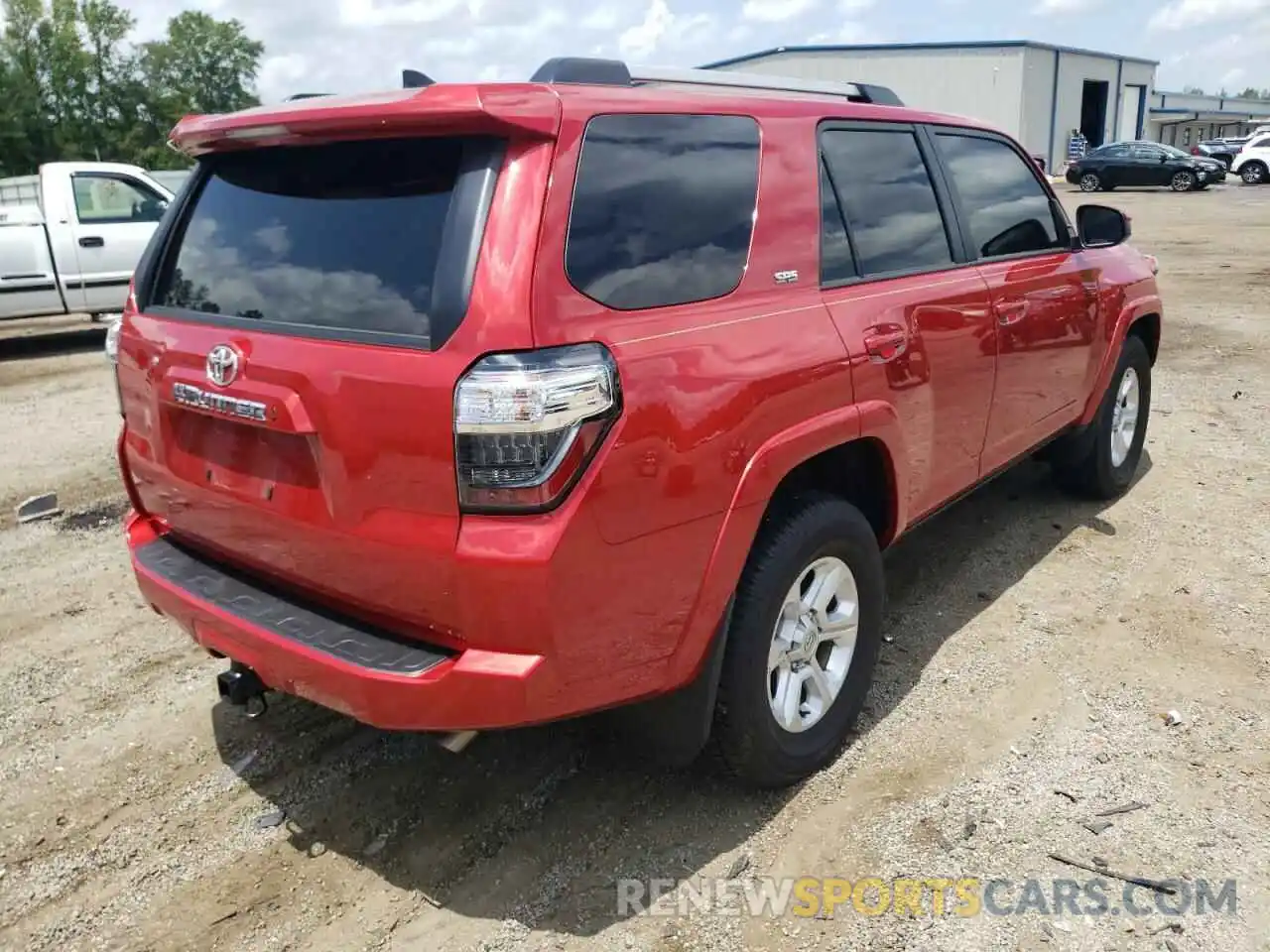 4 Photograph of a damaged car JTEEU5JR7N5256257 TOYOTA 4RUNNER 2022