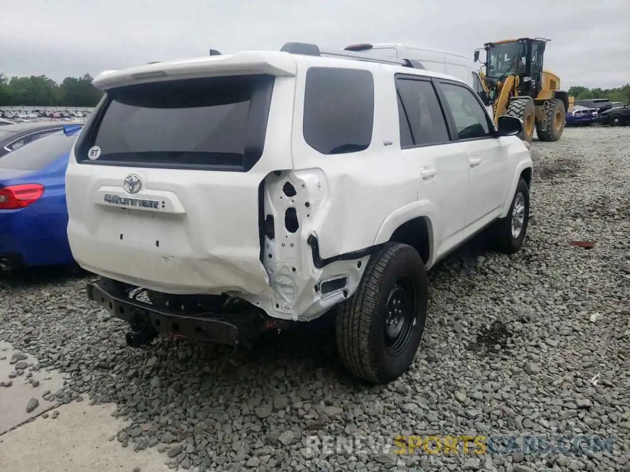 4 Фотография поврежденного автомобиля JTEEU5JR8N5263363 TOYOTA 4RUNNER 2022