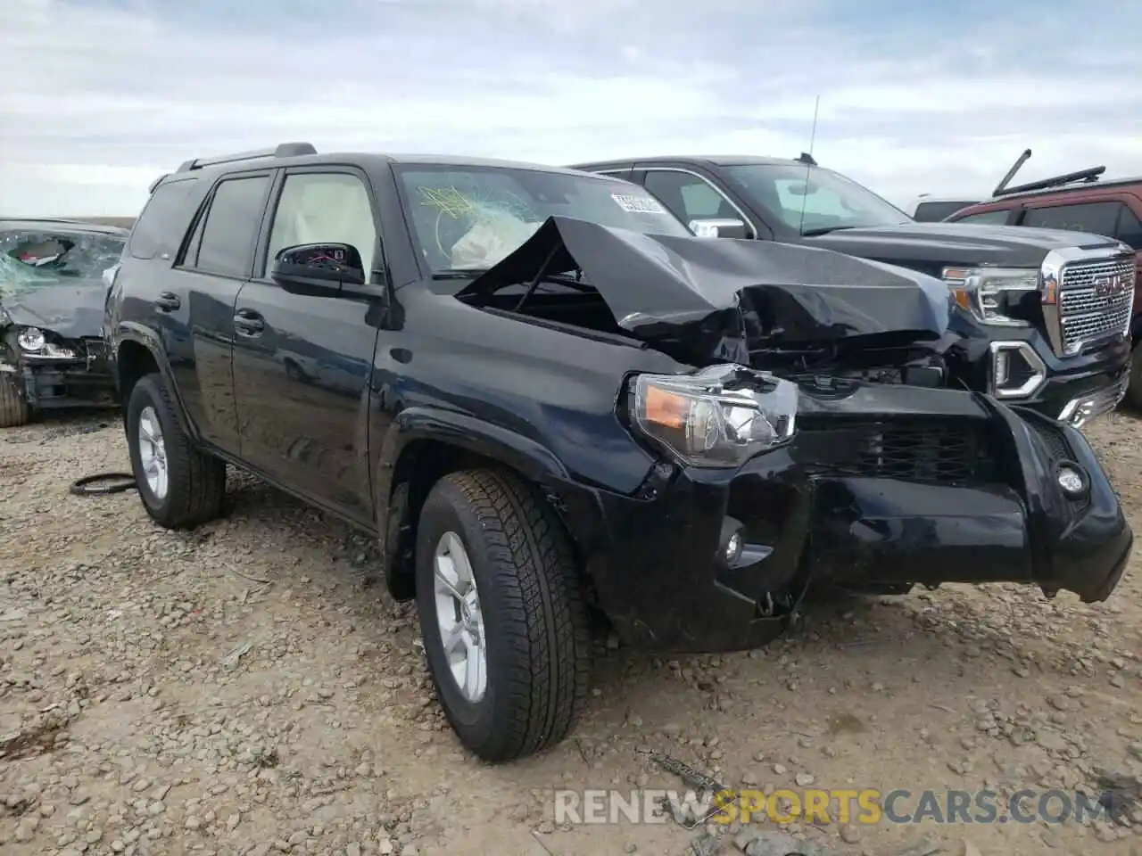 1 Photograph of a damaged car JTEEU5JR9N5259323 TOYOTA 4RUNNER 2022