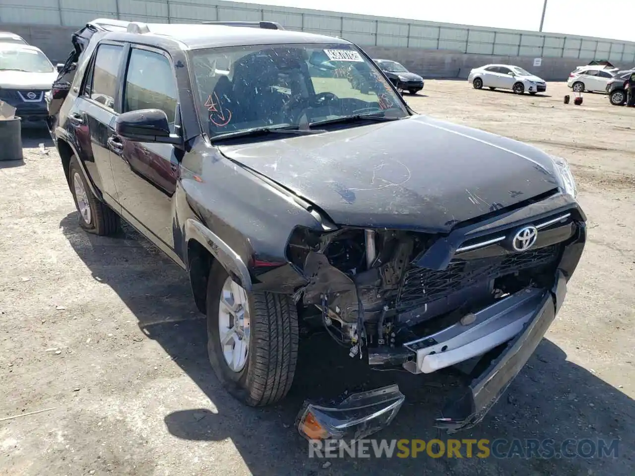 1 Photograph of a damaged car JTEEU5JRXN5262795 TOYOTA 4RUNNER 2022