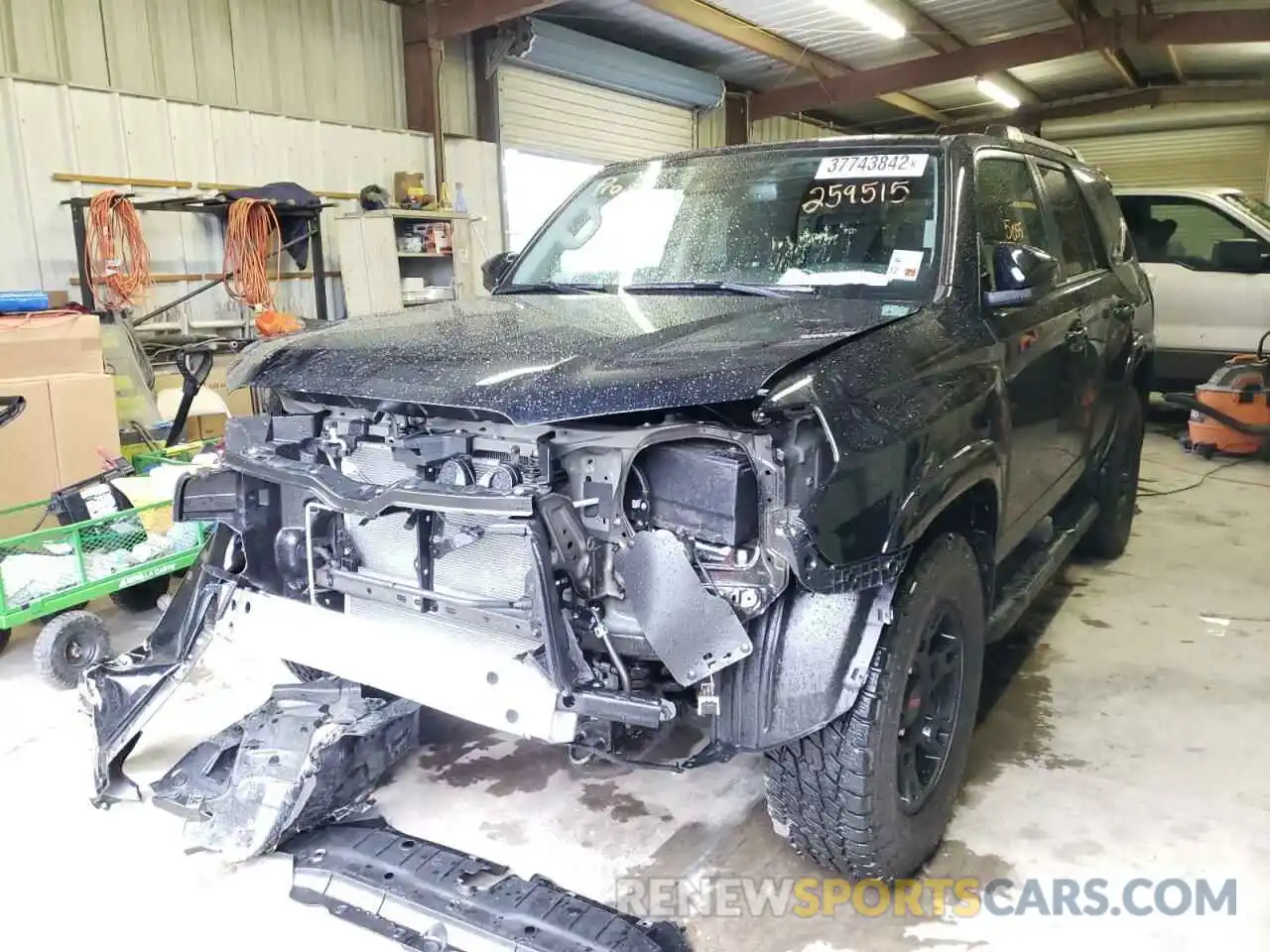 2 Photograph of a damaged car JTEFU5JR1N5259515 TOYOTA 4RUNNER 2022