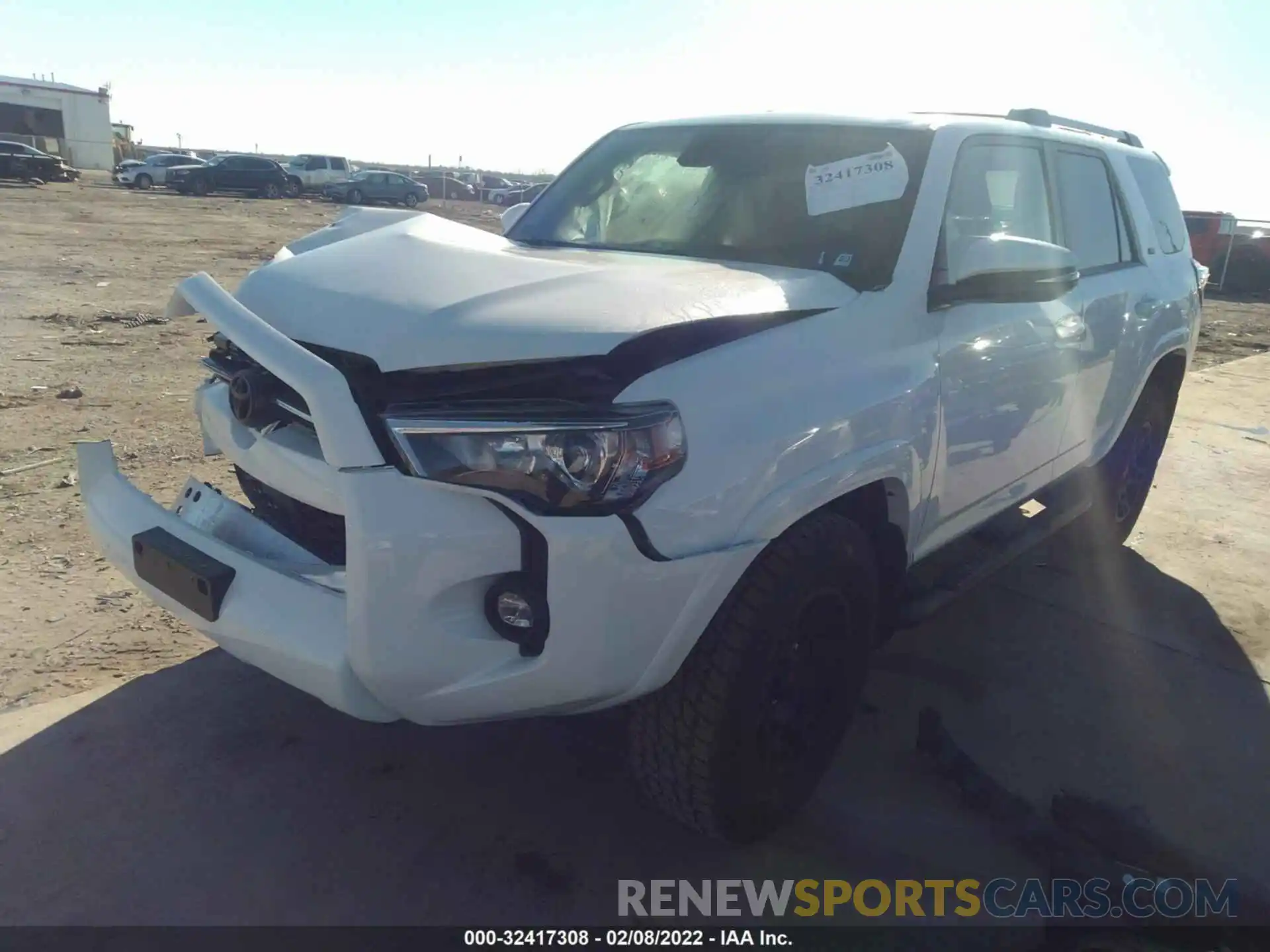 2 Photograph of a damaged car JTEFU5JR2N5251861 TOYOTA 4RUNNER 2022