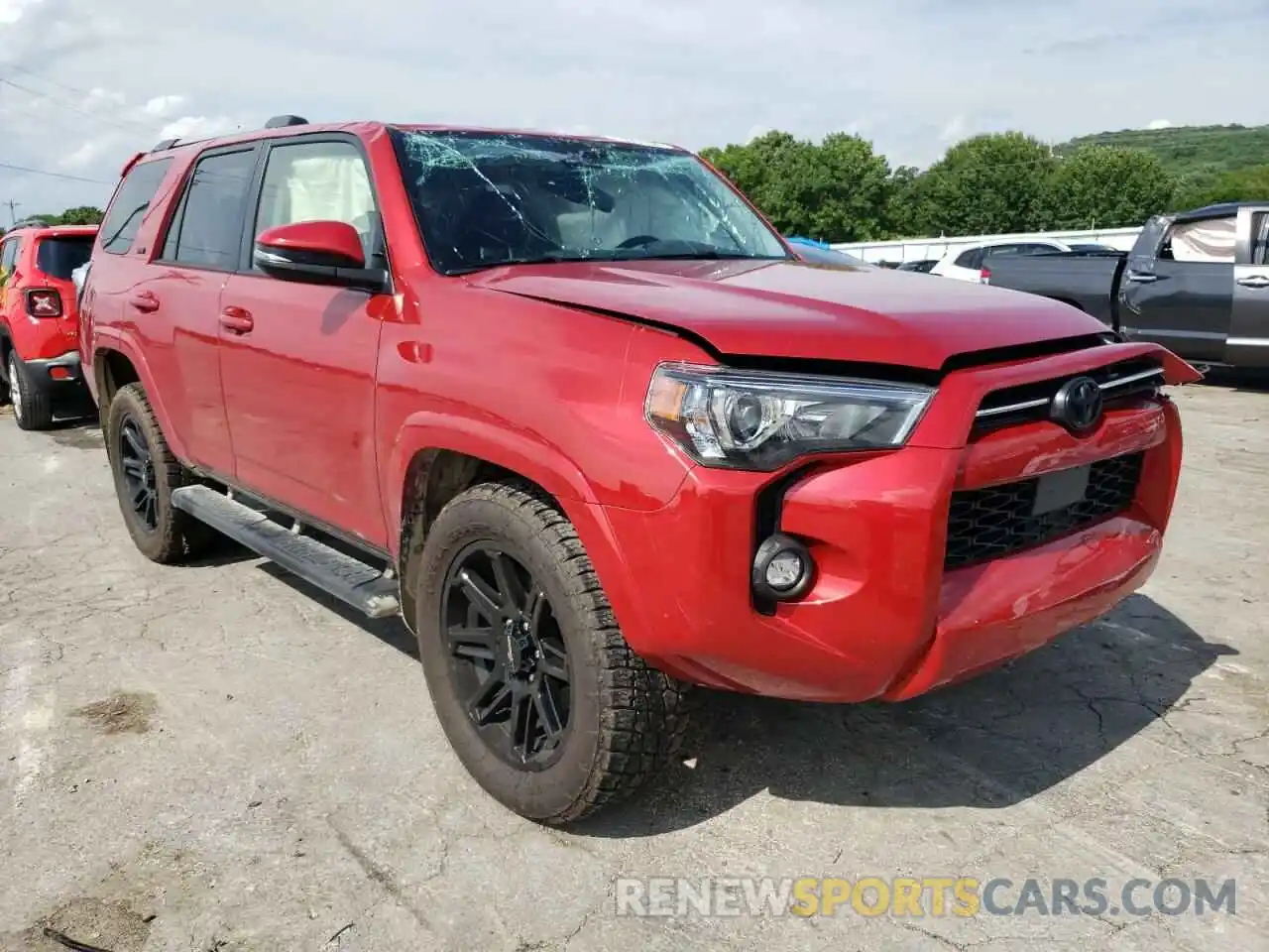 1 Photograph of a damaged car JTEFU5JR3N5266014 TOYOTA 4RUNNER 2022