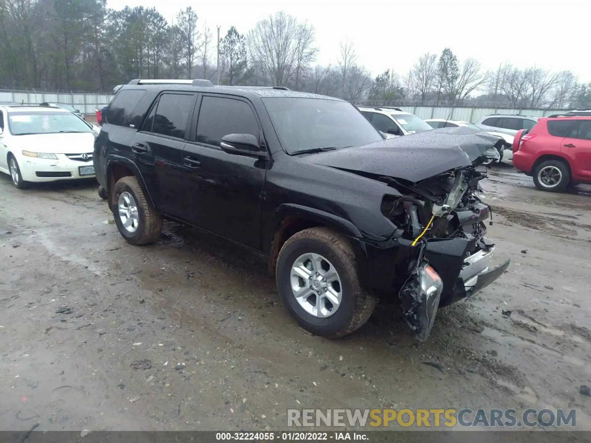 1 Photograph of a damaged car JTEFU5JR4N5255250 TOYOTA 4RUNNER 2022