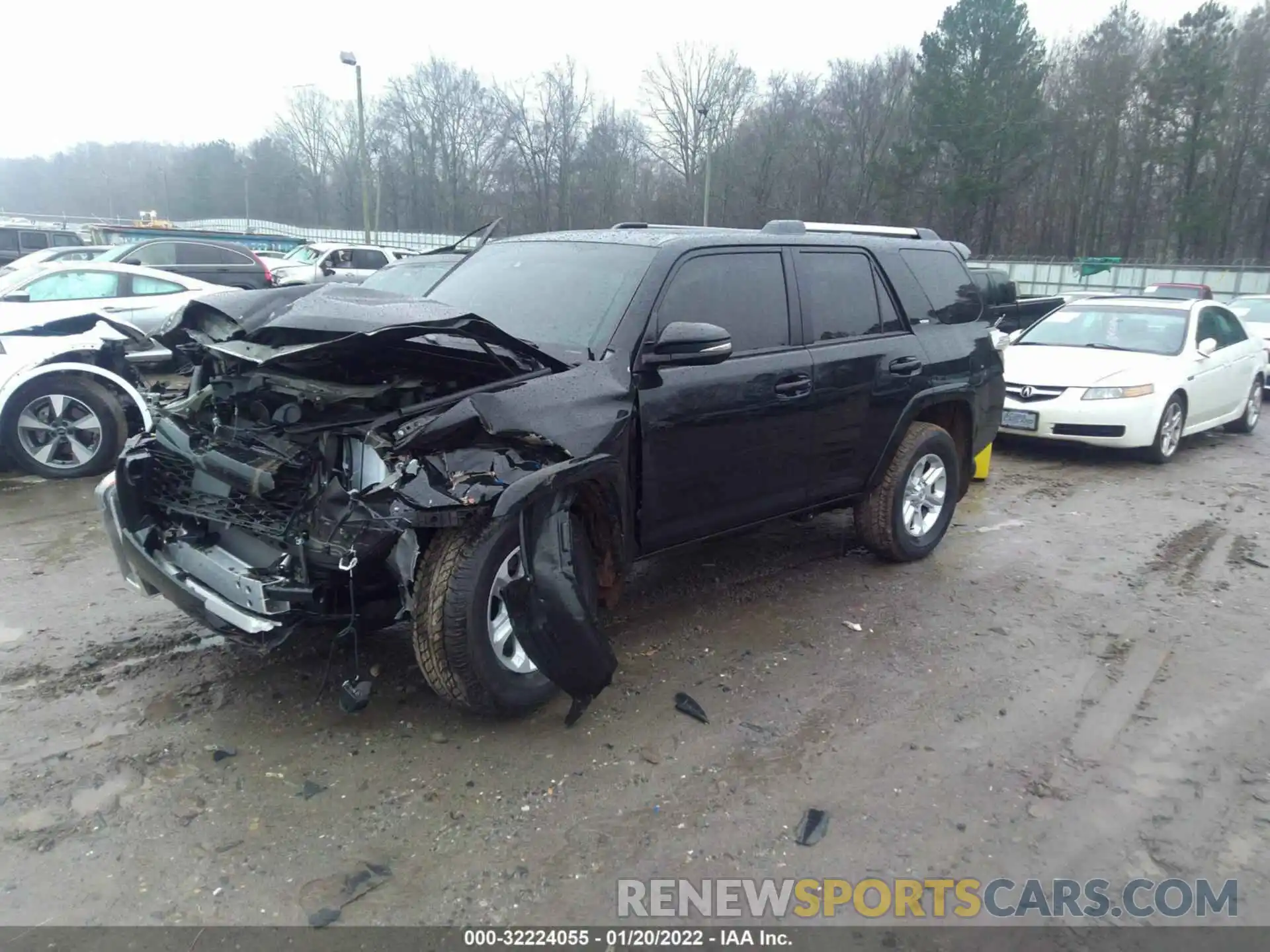 2 Photograph of a damaged car JTEFU5JR4N5255250 TOYOTA 4RUNNER 2022