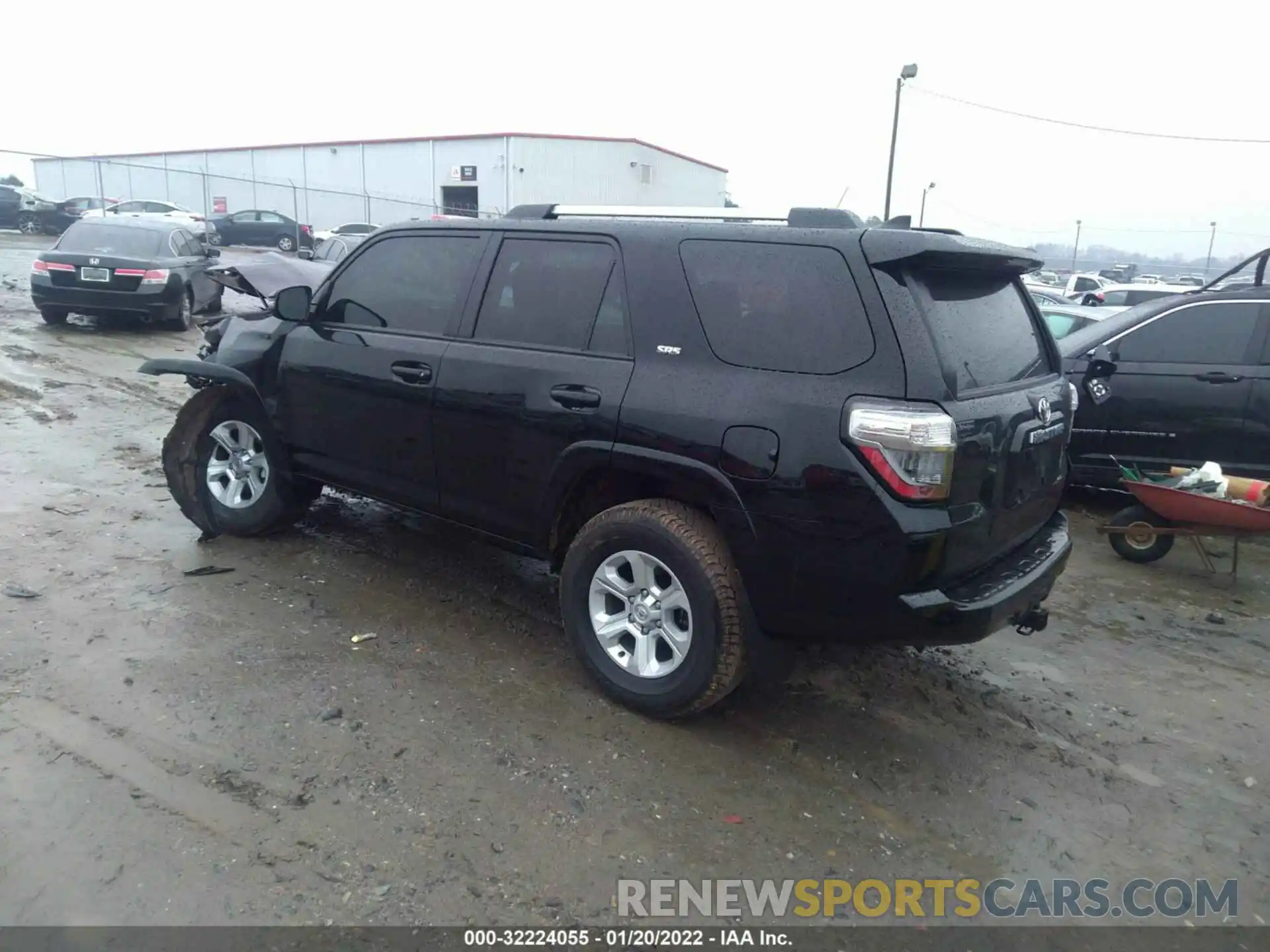 3 Photograph of a damaged car JTEFU5JR4N5255250 TOYOTA 4RUNNER 2022