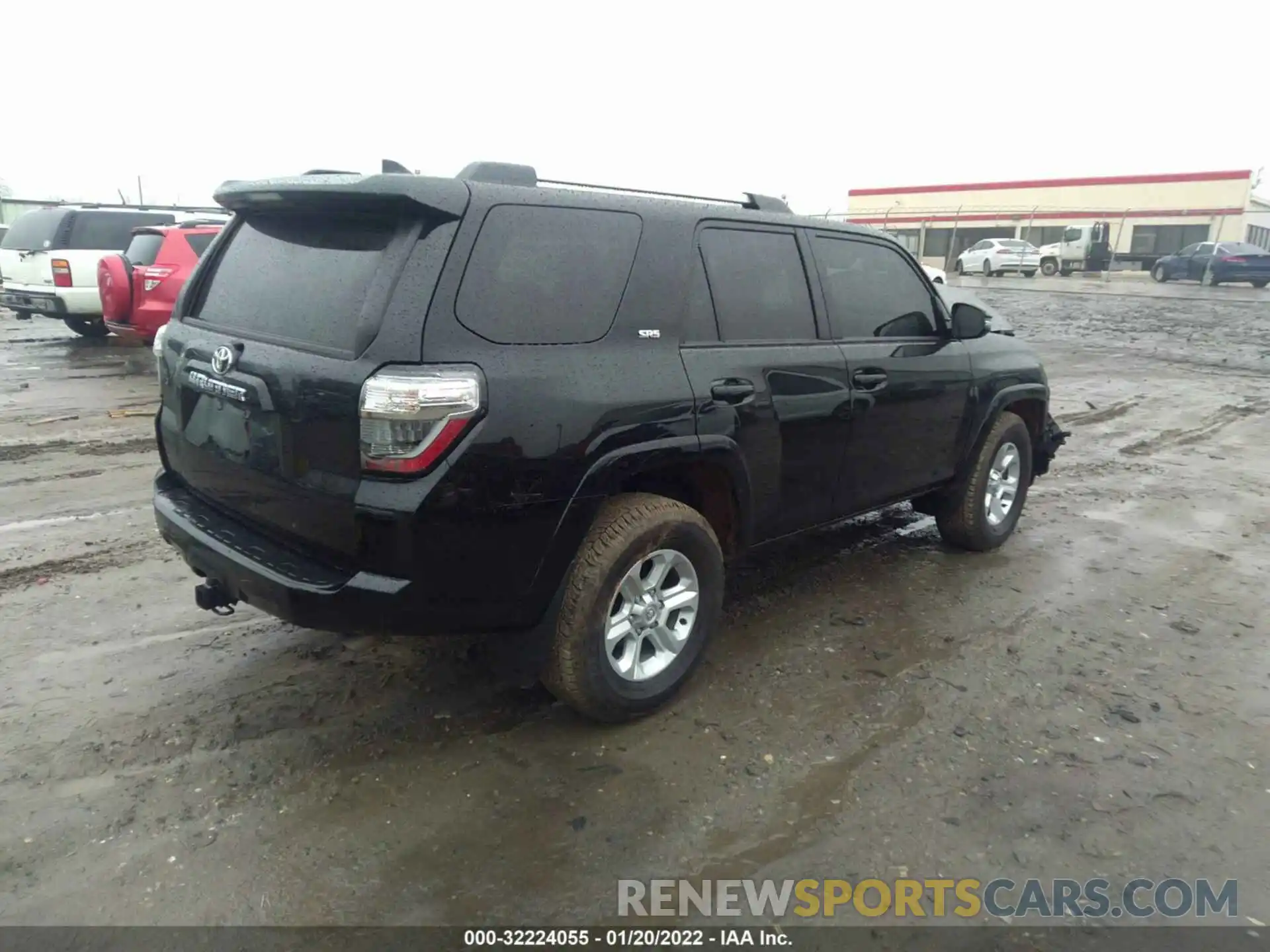 4 Фотография поврежденного автомобиля JTEFU5JR4N5255250 TOYOTA 4RUNNER 2022