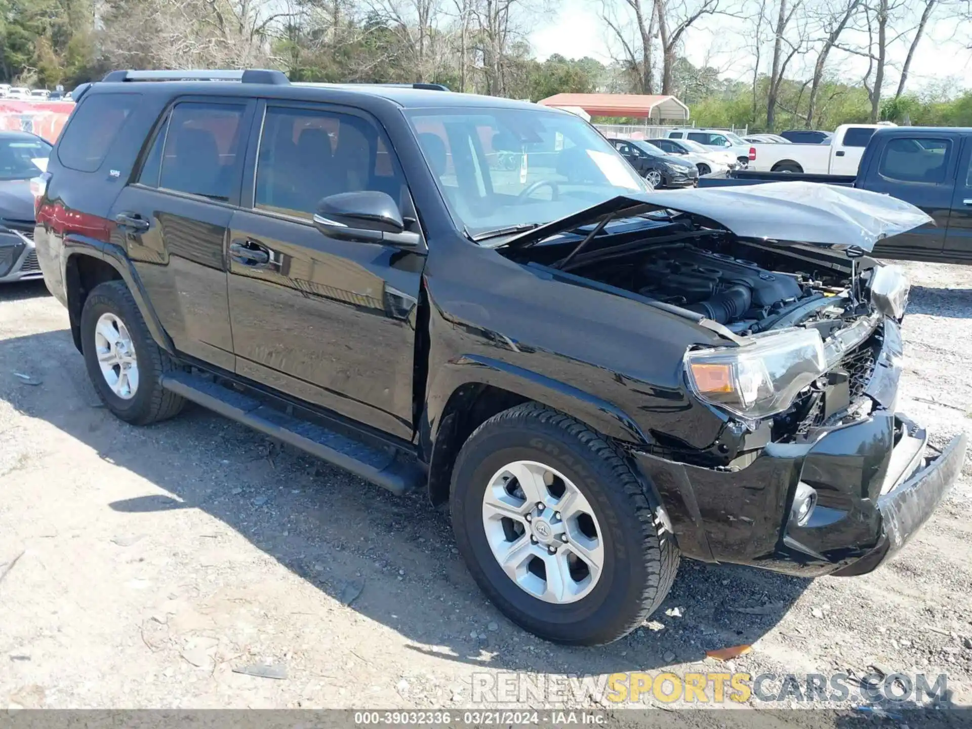 1 Photograph of a damaged car JTEFU5JR6N5267481 TOYOTA 4RUNNER 2022