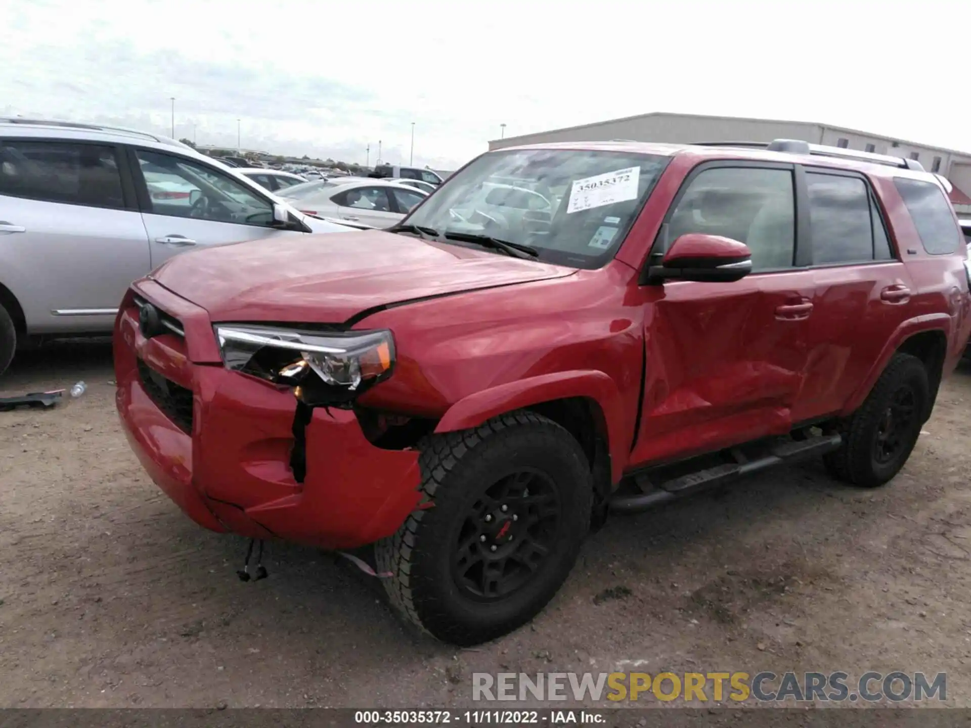 6 Photograph of a damaged car JTEFU5JR6N5269344 TOYOTA 4RUNNER 2022