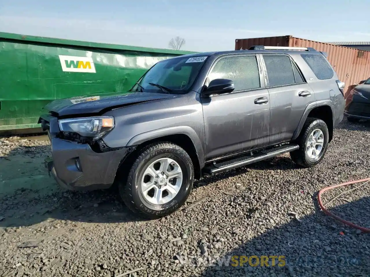 1 Photograph of a damaged car JTEFU5JR6N5274334 TOYOTA 4RUNNER 2022