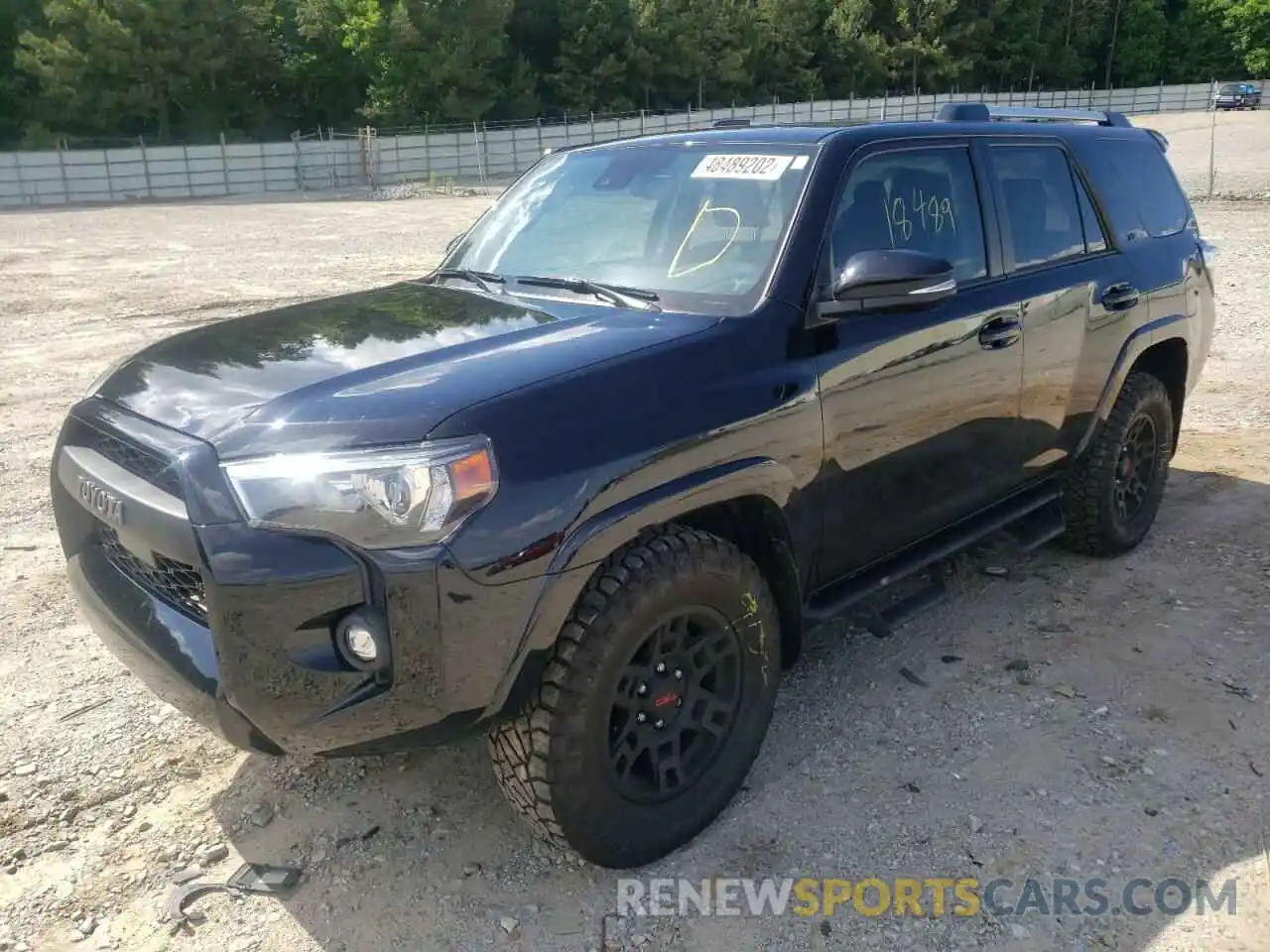 2 Photograph of a damaged car JTEFU5JR7N5252004 TOYOTA 4RUNNER 2022