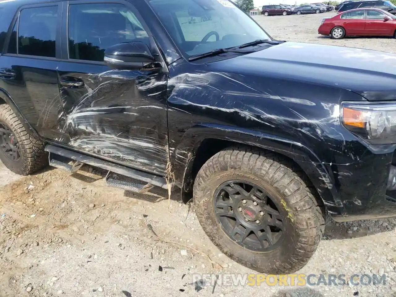 9 Photograph of a damaged car JTEFU5JR7N5252004 TOYOTA 4RUNNER 2022