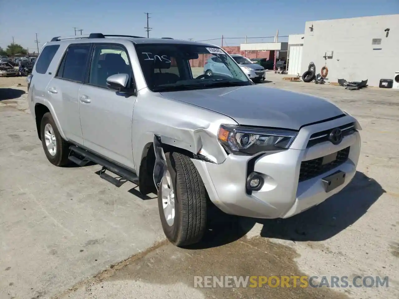 1 Photograph of a damaged car JTEFU5JR7N5254304 TOYOTA 4RUNNER 2022