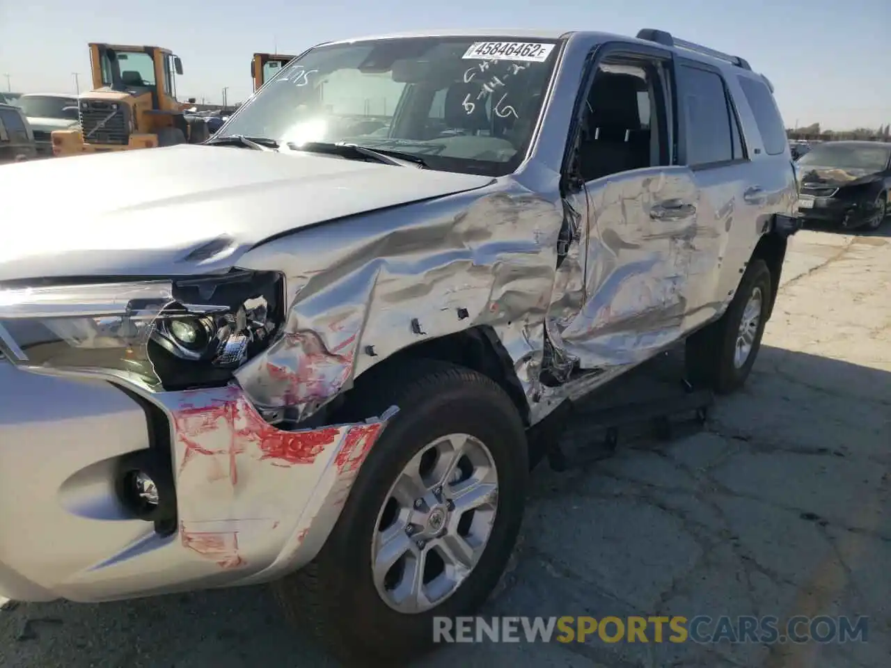 9 Photograph of a damaged car JTEFU5JR7N5254304 TOYOTA 4RUNNER 2022