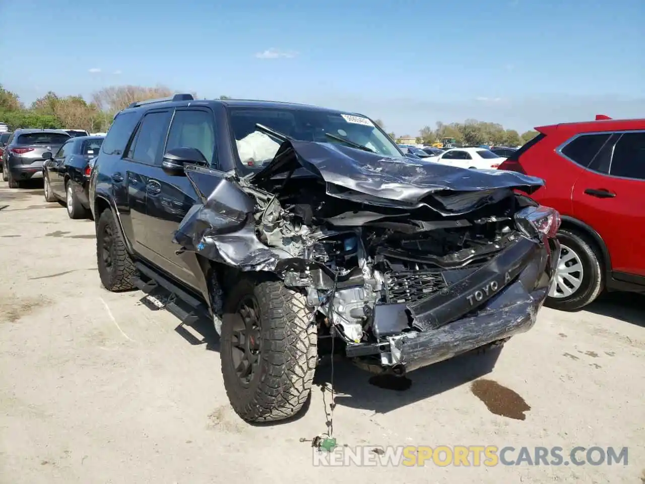 1 Photograph of a damaged car JTEFU5JR9N5259486 TOYOTA 4RUNNER 2022