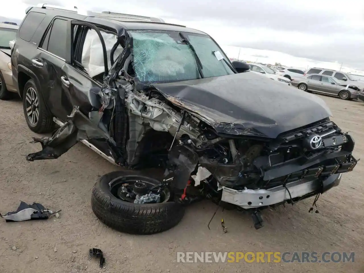 1 Photograph of a damaged car JTEKU5JR0N5982643 TOYOTA 4RUNNER 2022