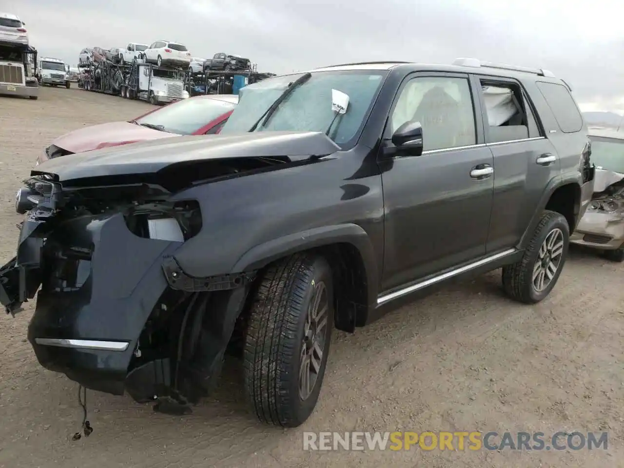 2 Photograph of a damaged car JTEKU5JR0N5982643 TOYOTA 4RUNNER 2022