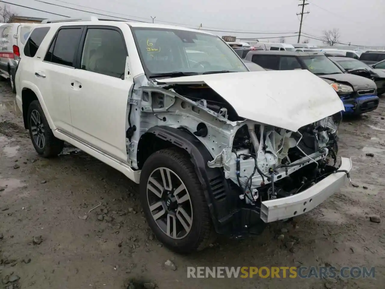 1 Photograph of a damaged car JTEKU5JR1N6000208 TOYOTA 4RUNNER 2022