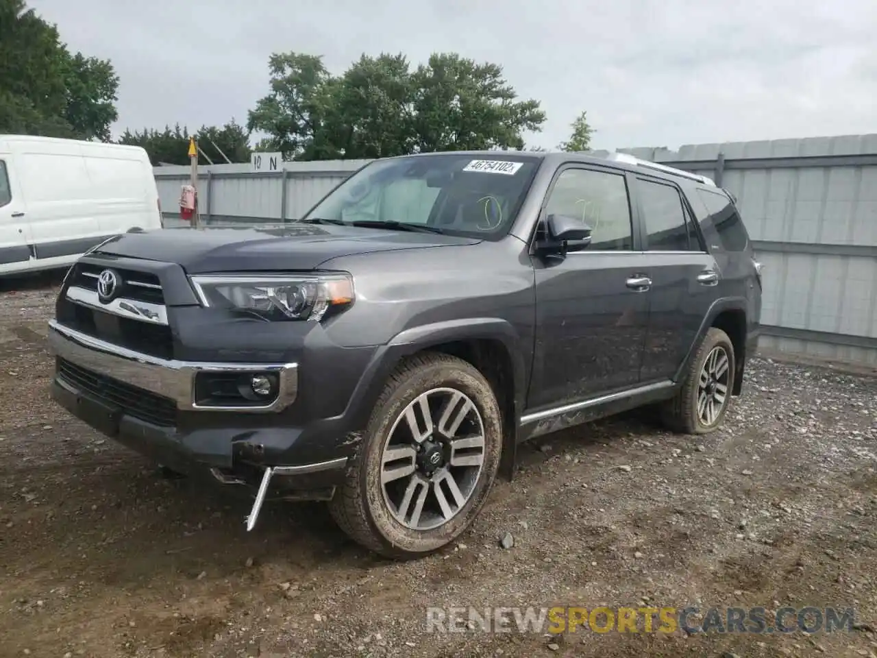 2 Photograph of a damaged car JTEKU5JR2N6022721 TOYOTA 4RUNNER 2022