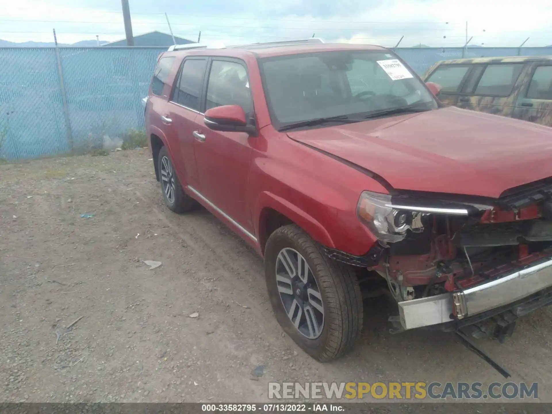 1 Photograph of a damaged car JTEKU5JR3N5983009 TOYOTA 4RUNNER 2022