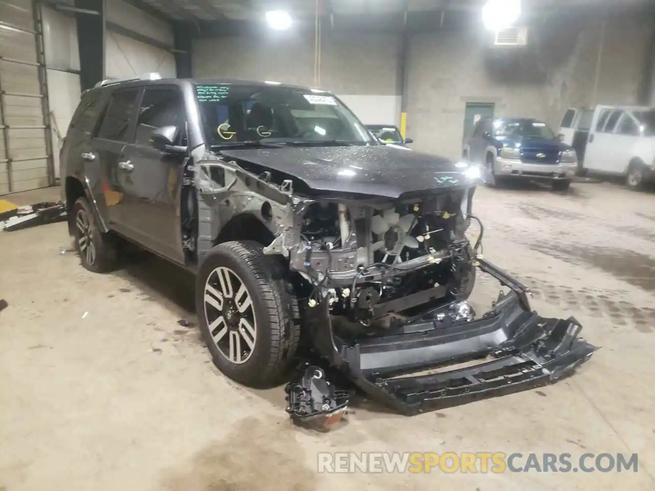 1 Photograph of a damaged car JTEKU5JR4N5971743 TOYOTA 4RUNNER 2022