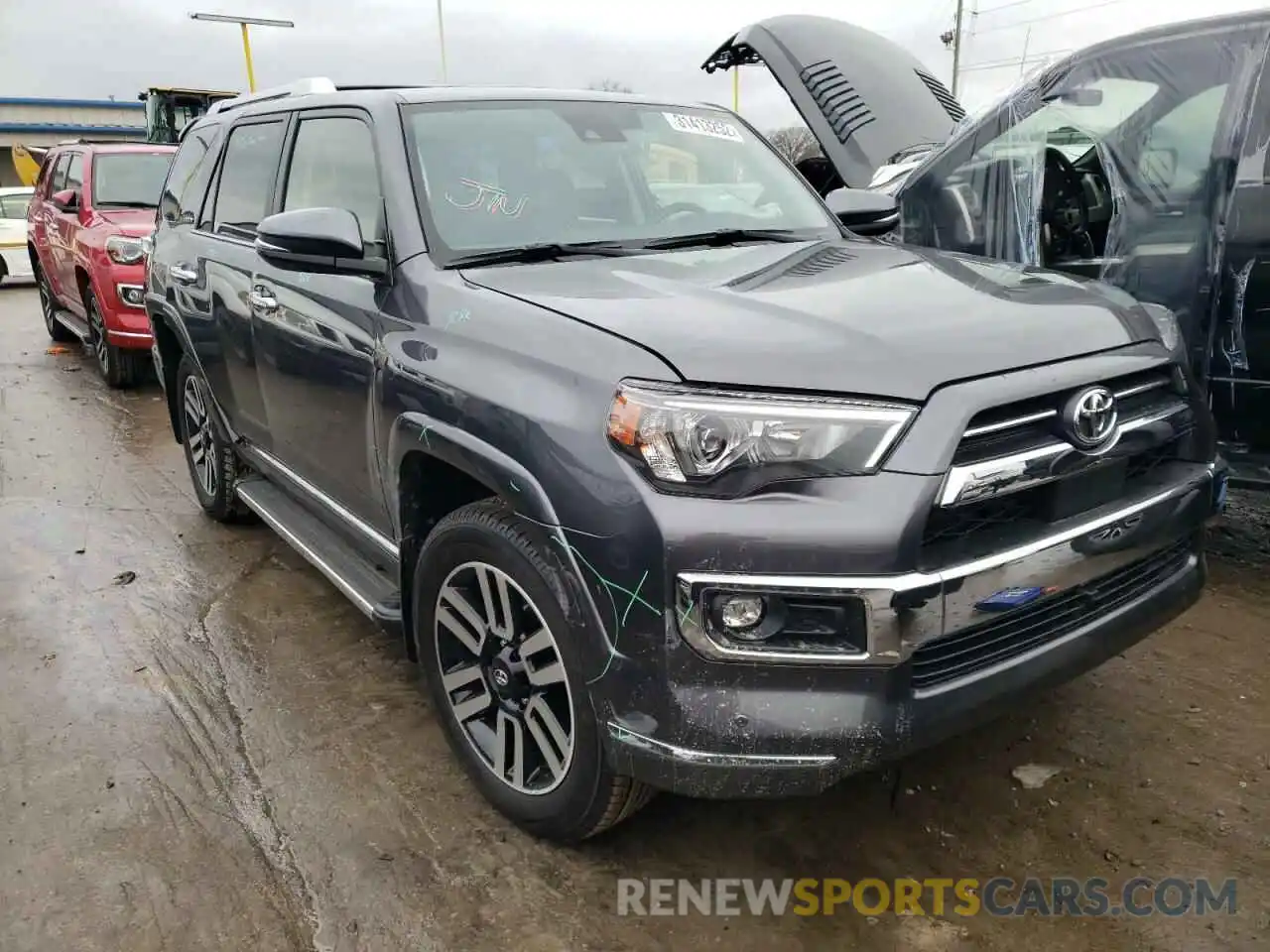 1 Photograph of a damaged car JTEKU5JR5N5987109 TOYOTA 4RUNNER 2022