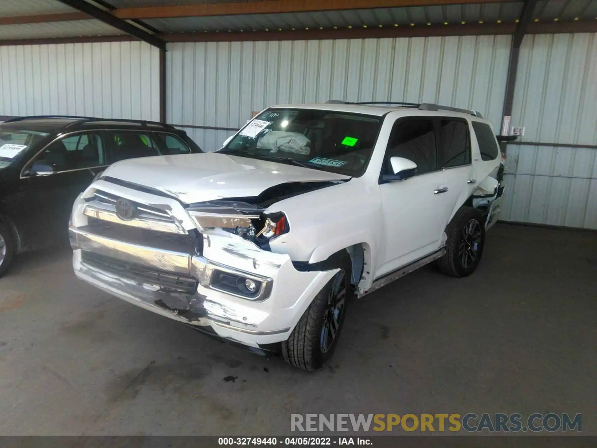 2 Photograph of a damaged car JTEKU5JR5N6002298 TOYOTA 4RUNNER 2022