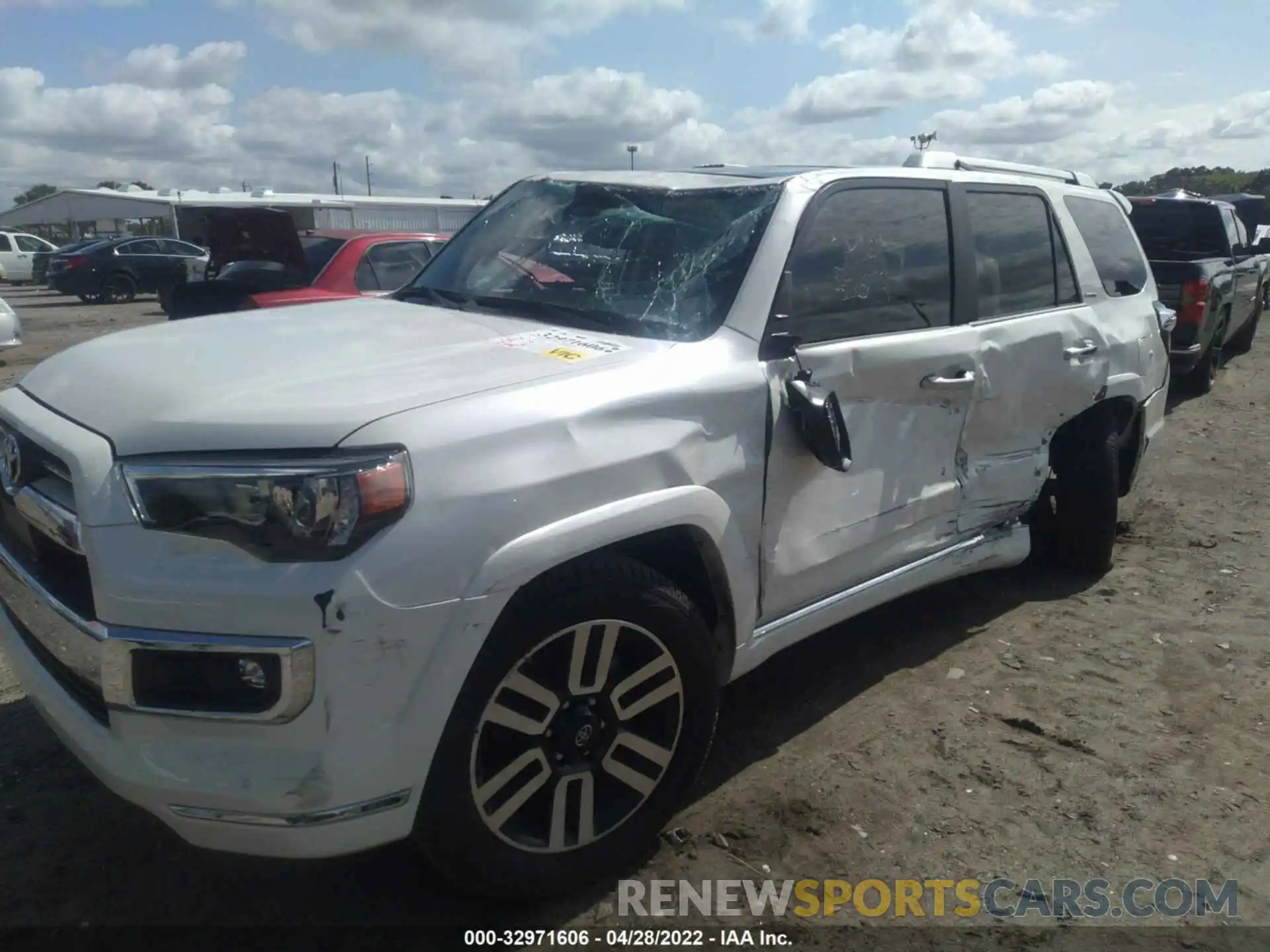 6 Фотография поврежденного автомобиля JTEKU5JR6N5987832 TOYOTA 4RUNNER 2022