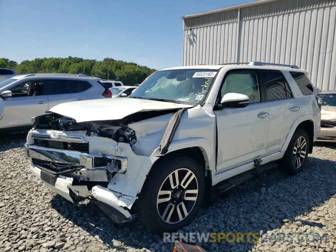 2 Photograph of a damaged car JTEKU5JR6N6034712 TOYOTA 4RUNNER 2022