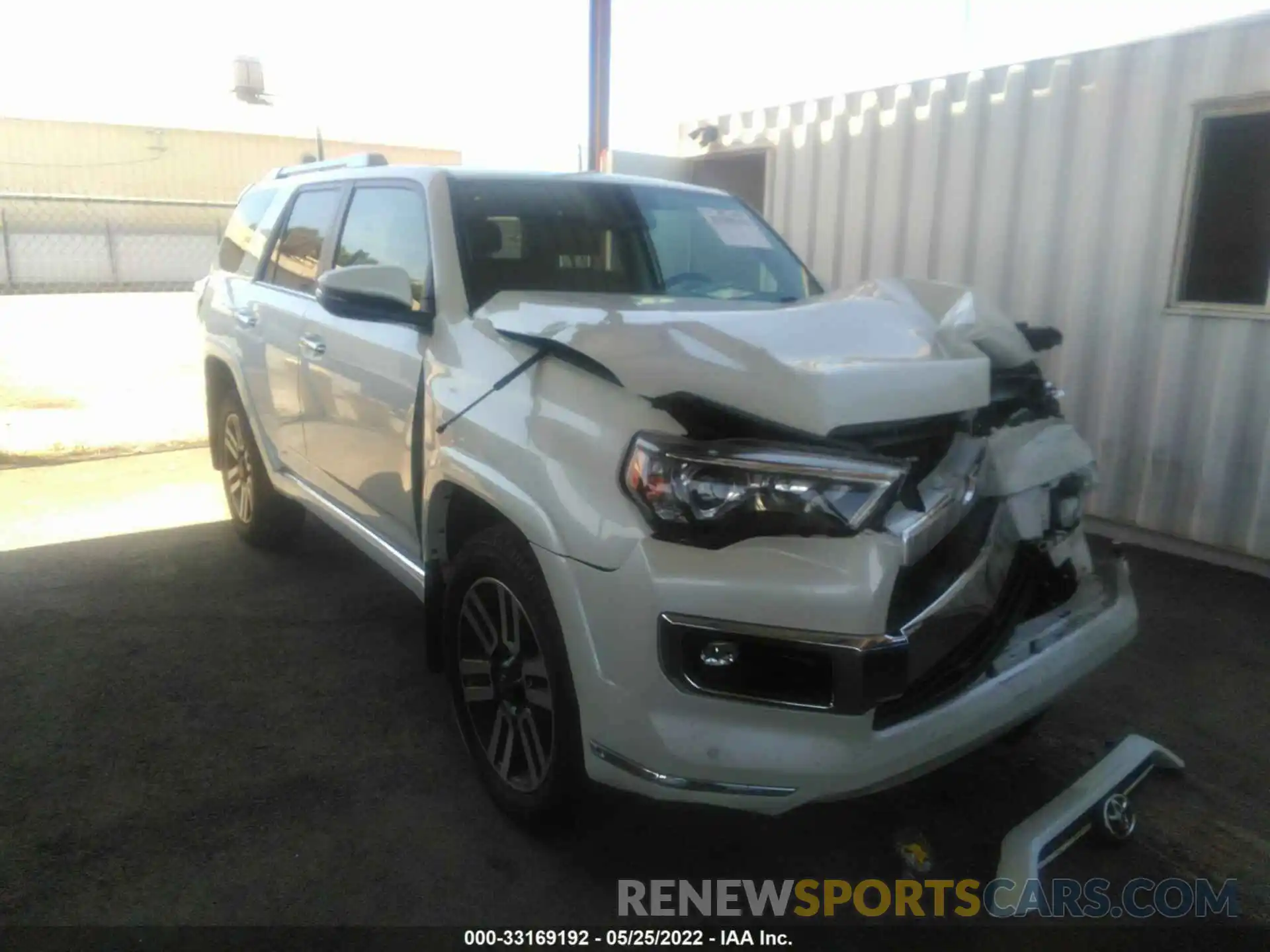 1 Photograph of a damaged car JTEKU5JR7N5986107 TOYOTA 4RUNNER 2022