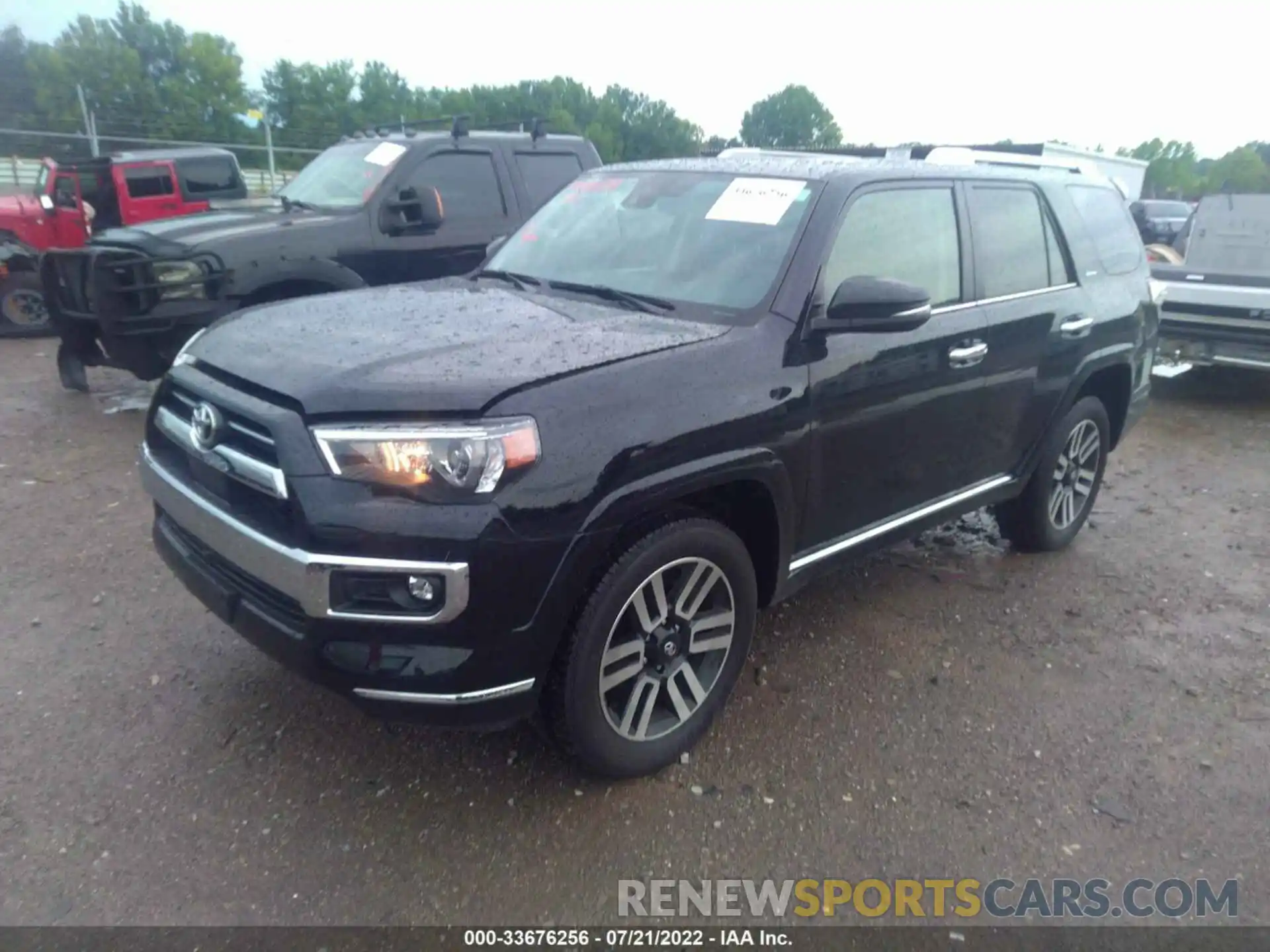 2 Photograph of a damaged car JTEKU5JR8N5987878 TOYOTA 4RUNNER 2022