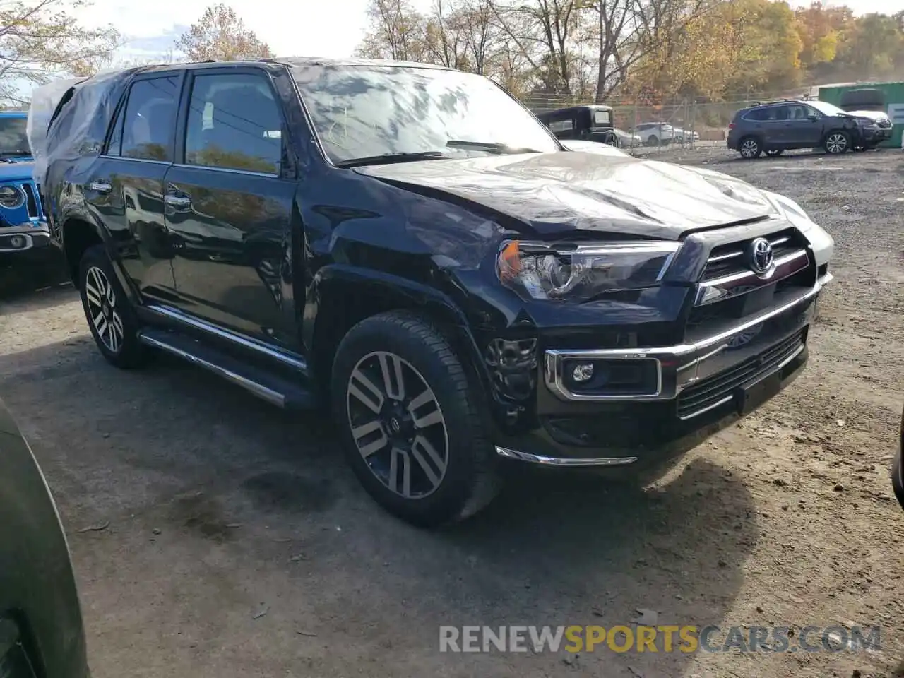 1 Photograph of a damaged car JTEKU5JR8N6037577 TOYOTA 4RUNNER 2022