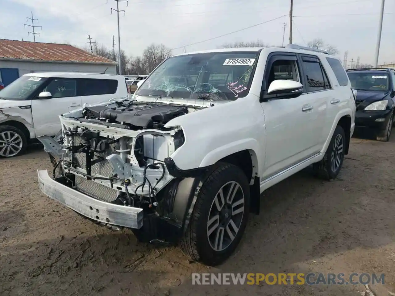 2 Photograph of a damaged car JTEKU5JRXN5990300 TOYOTA 4RUNNER 2022