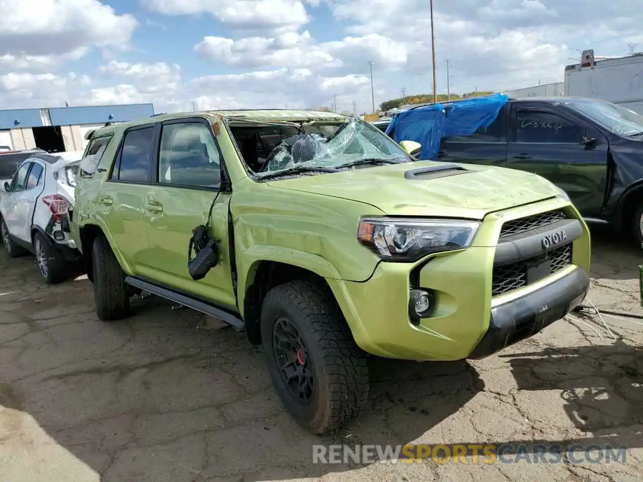 4 Фотография поврежденного автомобиля JTELU5JR0N6064924 TOYOTA 4RUNNER 2022