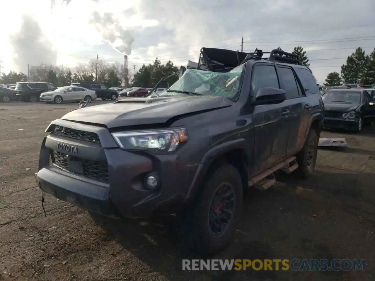 2 Photograph of a damaged car JTELU5JR1N6016140 TOYOTA 4RUNNER 2022