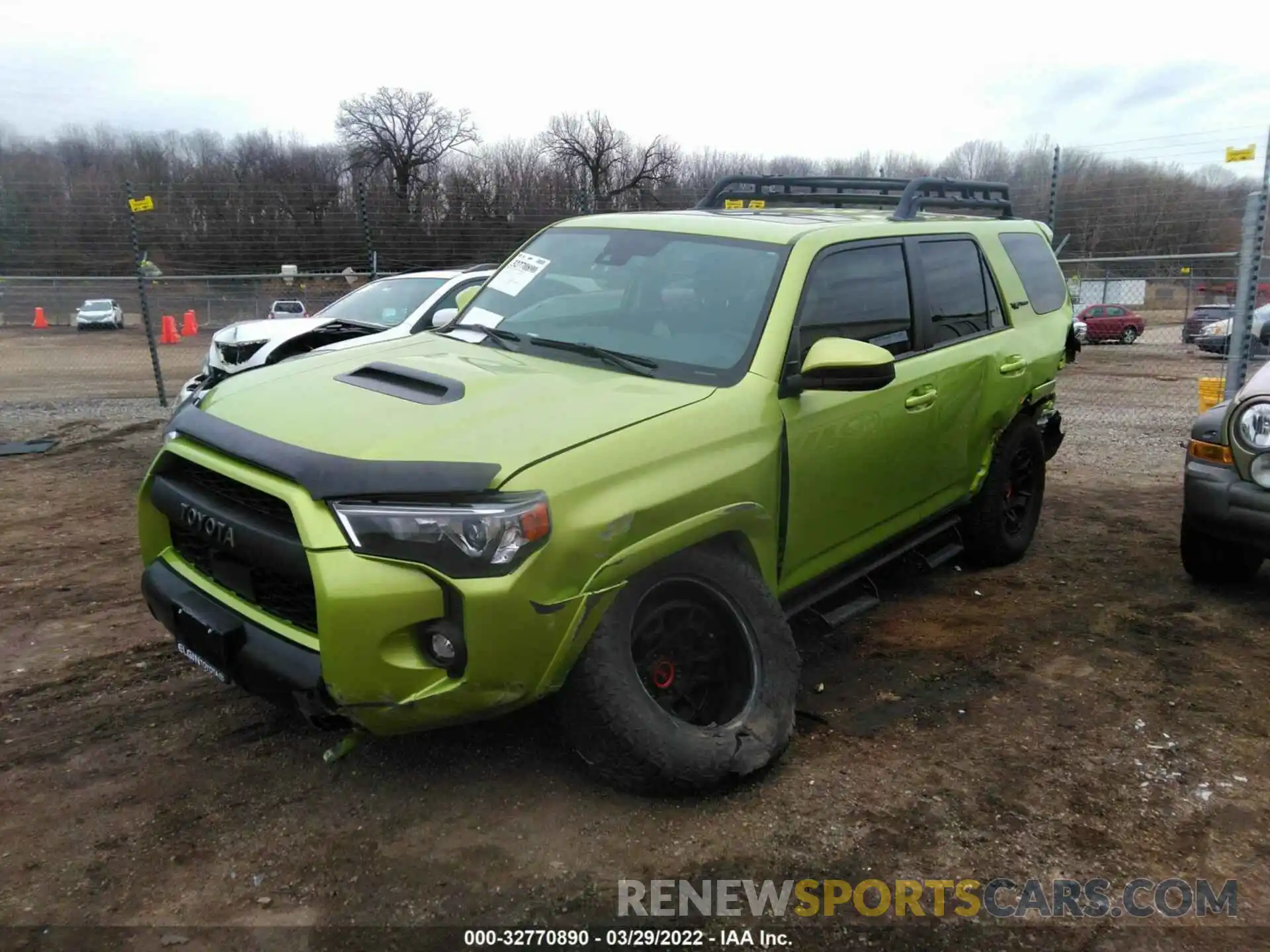 2 Photograph of a damaged car JTELU5JR4N5994069 TOYOTA 4RUNNER 2022