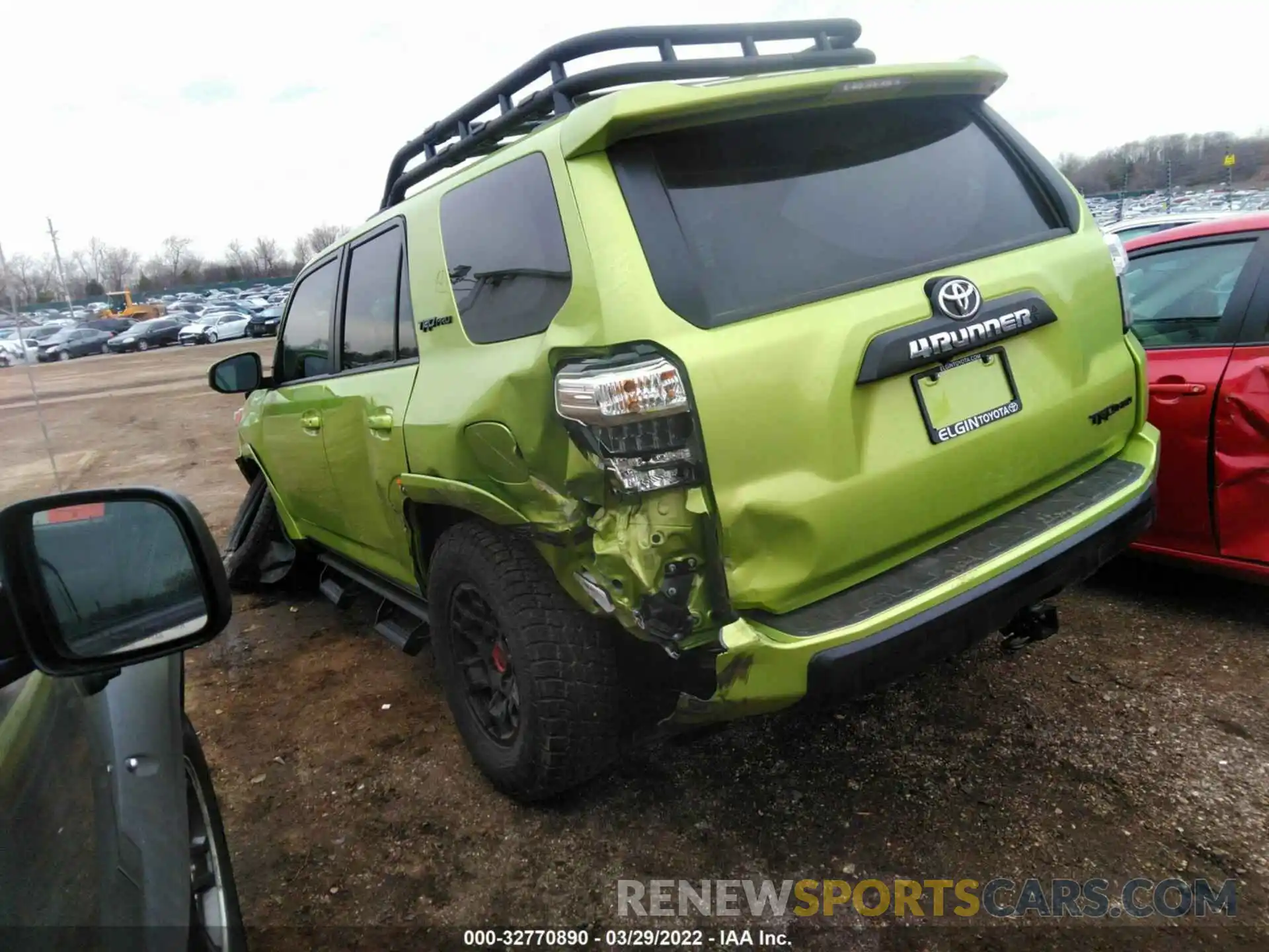 3 Photograph of a damaged car JTELU5JR4N5994069 TOYOTA 4RUNNER 2022