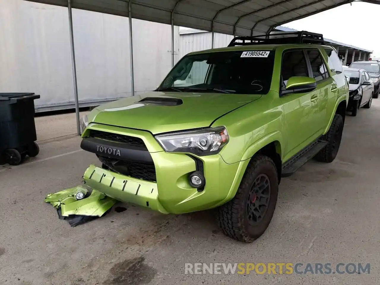 2 Photograph of a damaged car JTELU5JR7N5999721 TOYOTA 4RUNNER 2022