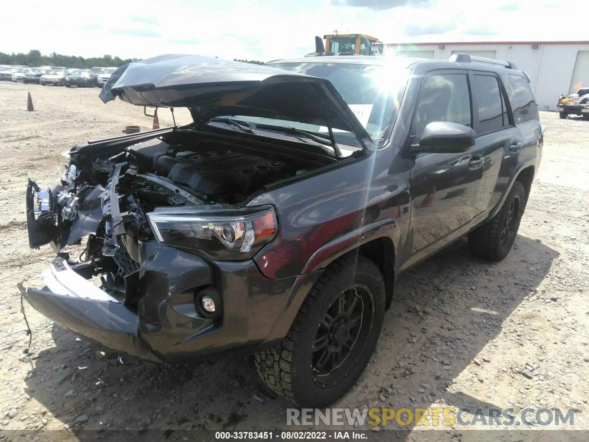 2 Фотография поврежденного автомобиля JTEMU5JR0N5990735 TOYOTA 4RUNNER 2022