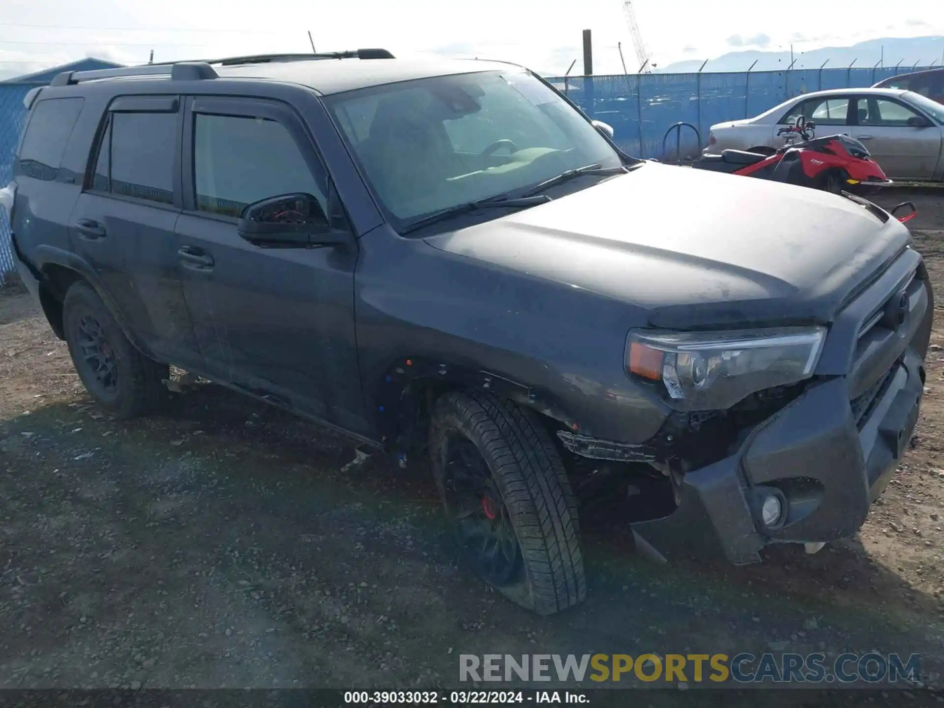 1 Photograph of a damaged car JTEMU5JR0N6077712 TOYOTA 4RUNNER 2022