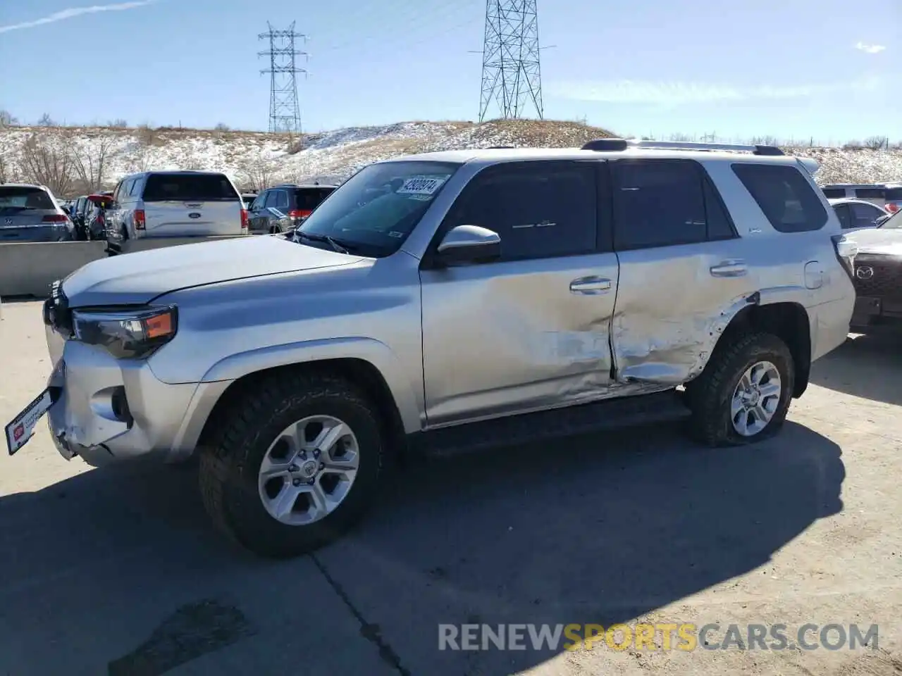 1 Photograph of a damaged car JTEMU5JR1N5995541 TOYOTA 4RUNNER 2022