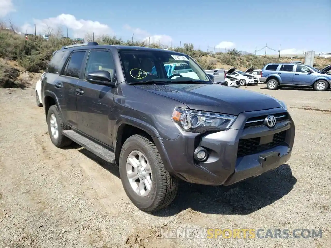 1 Photograph of a damaged car JTEMU5JR1N6015347 TOYOTA 4RUNNER 2022