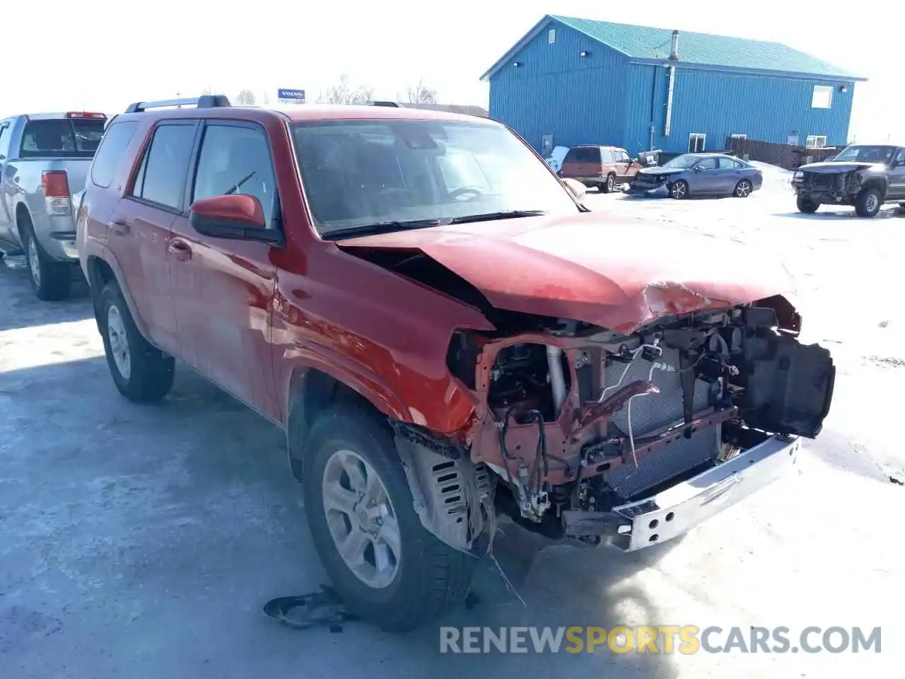 1 Photograph of a damaged car JTEMU5JR1N6025862 TOYOTA 4RUNNER 2022