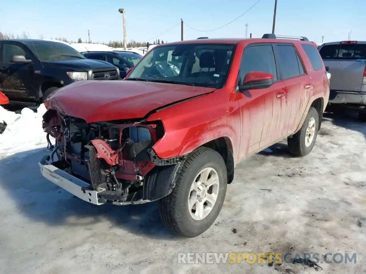 2 Photograph of a damaged car JTEMU5JR1N6025862 TOYOTA 4RUNNER 2022