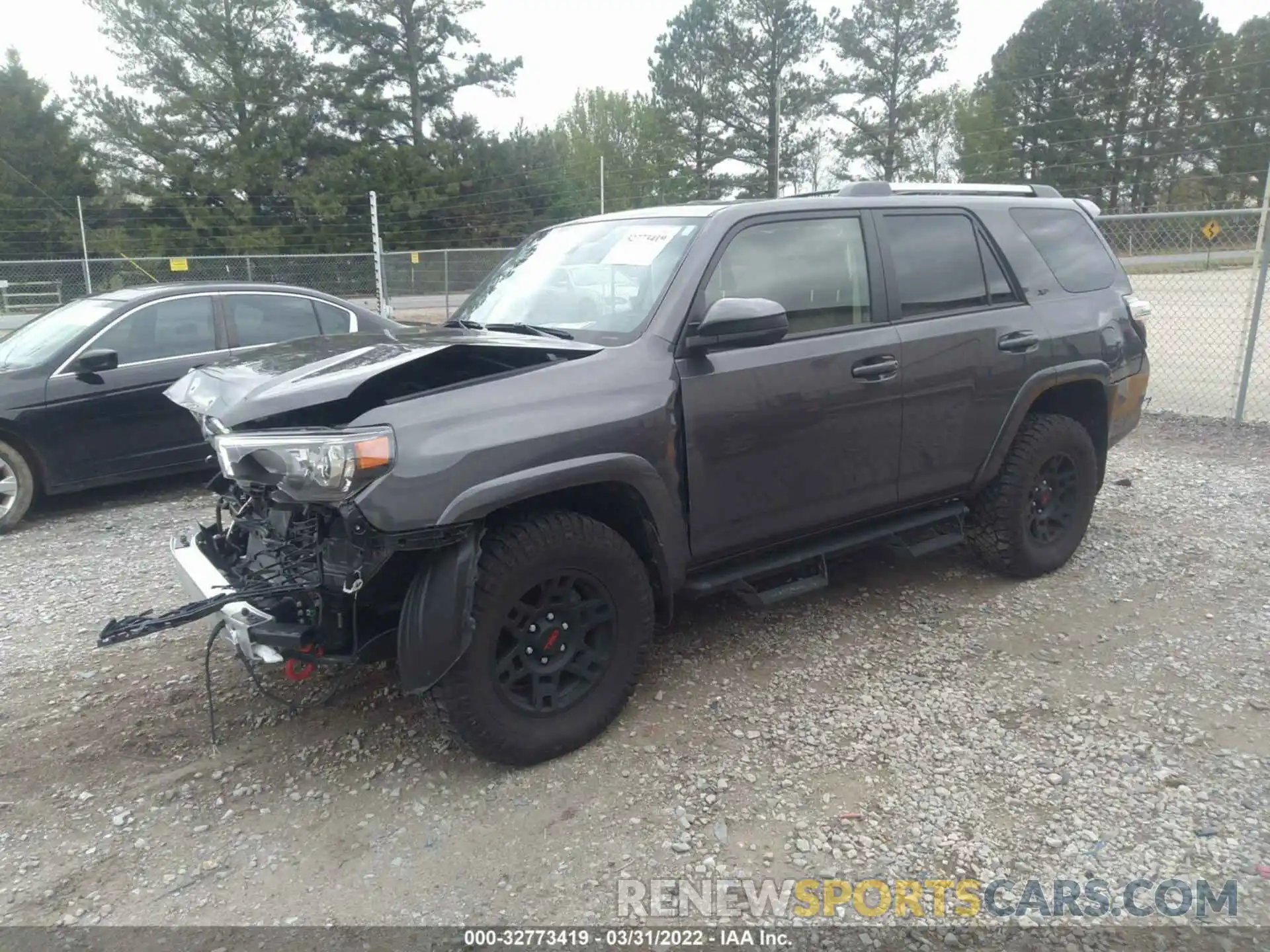 2 Photograph of a damaged car JTEMU5JR2N5987433 TOYOTA 4RUNNER 2022