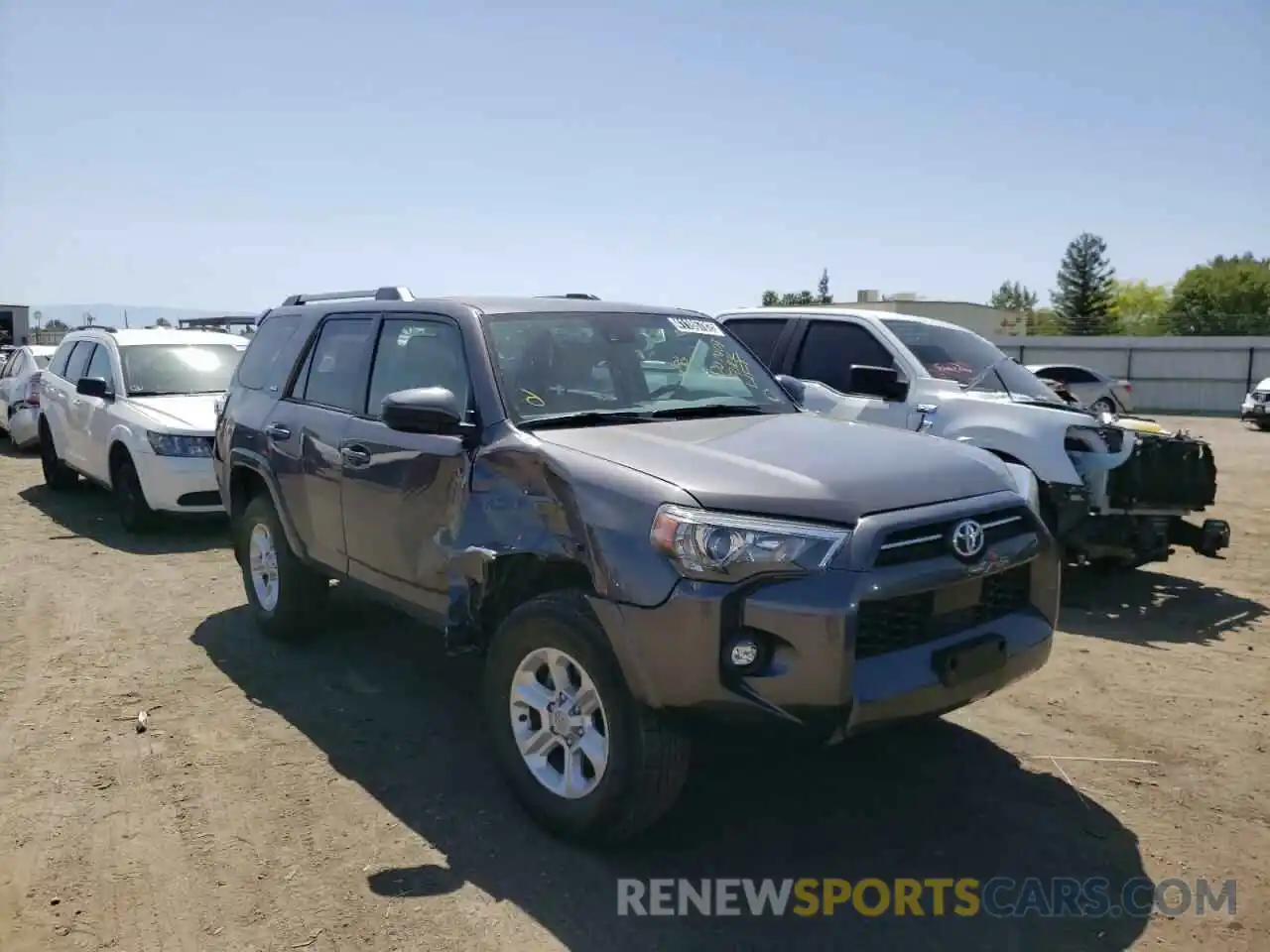 1 Photograph of a damaged car JTEMU5JR2N5995502 TOYOTA 4RUNNER 2022