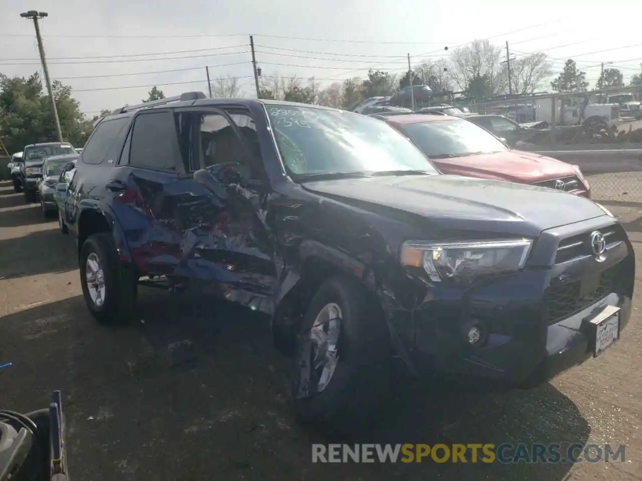 1 Photograph of a damaged car JTEMU5JR2N6051788 TOYOTA 4RUNNER 2022