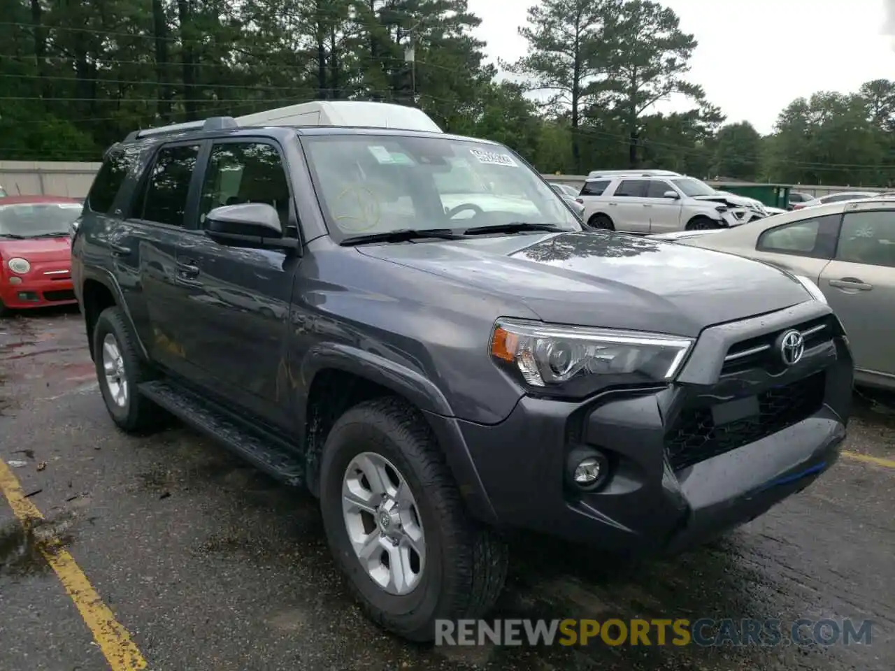 1 Photograph of a damaged car JTEMU5JR3N6016919 TOYOTA 4RUNNER 2022