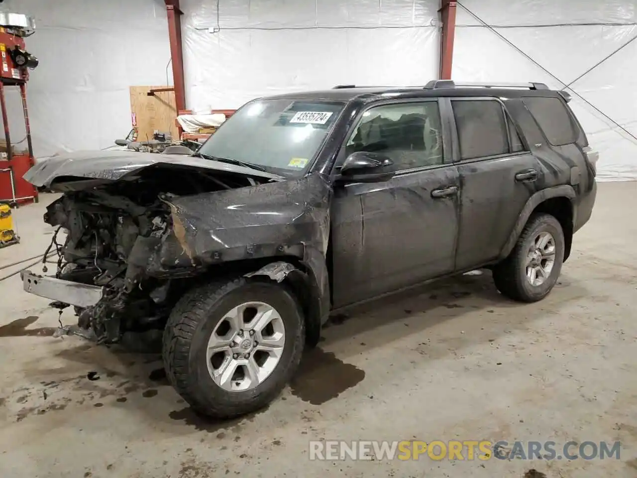 1 Photograph of a damaged car JTEMU5JR3N6071080 TOYOTA 4RUNNER 2022